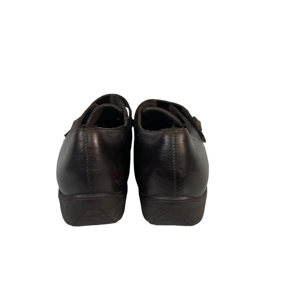 Munro M740521 Womens Size 8.5N Brown Leather Slip On Loafers - No Insoles - Picture 4 of 11